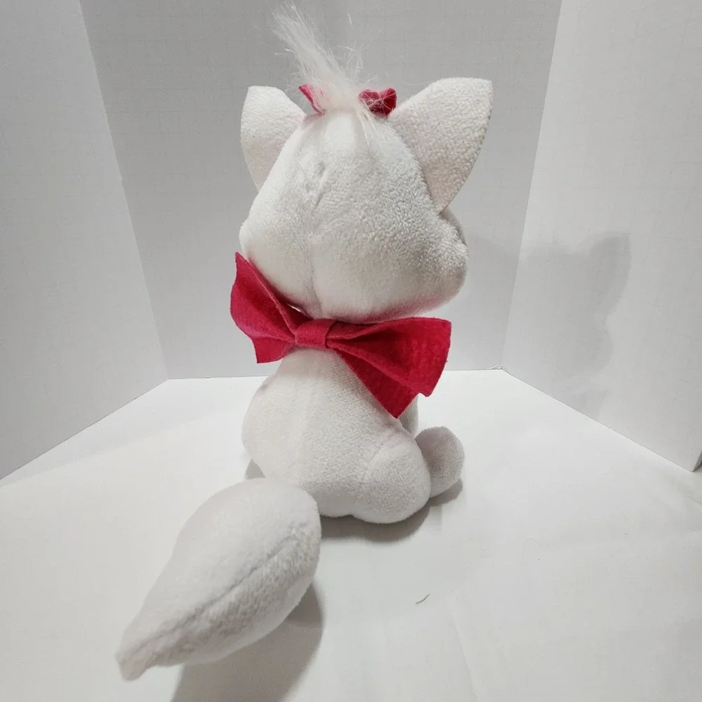 Disney Aristocats Marie White Cat Plush Stuffed Animal Kitty 7